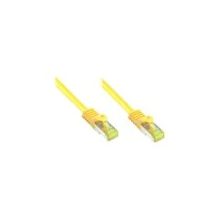 Good Connections Patchkabel m. Cat.7 Rohkabel gelb 1.5m