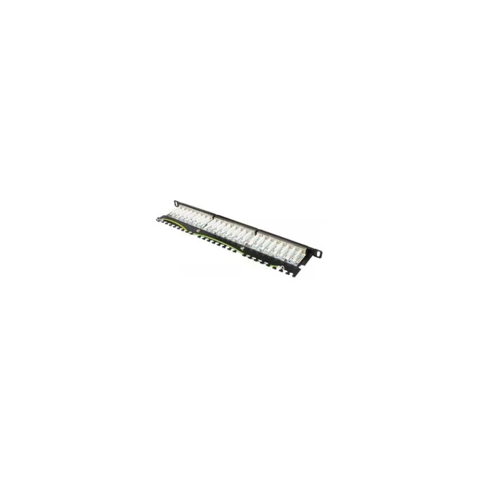 Good Connections Patchpanel 19'Cat. 6 24-P. 0,5 HE schw. — image 2