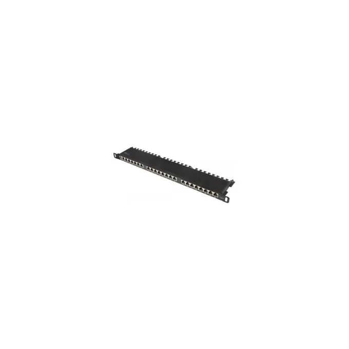 Good Connections Patchpanel 19'Cat. 6 24-P. 0,5 HE schw. — image 1