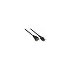 Good Connections Schutzkontakt-Stecker an C13 schw. 3m