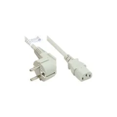 Good Connections Schutzkontakt-Stecker gew.- C13 grau 5m