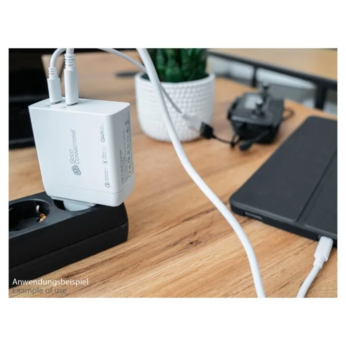 Good Connections USB-Schnellladegerät 140W mit GaN, 2-Port — image 5