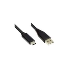 Good Connections USB2.0 Kabel A-C schw. 0,5m