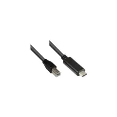 Good Connections USB2.0 Kabel C-B schw. 1,8m