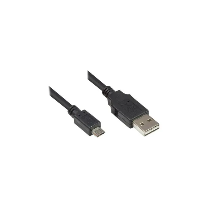 Good Connections USB2.0 Kabel EASY A-Micro B schw. 0,5m — image 1