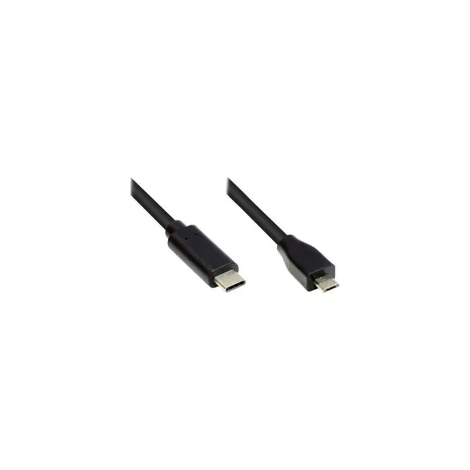Good Connections USB2.0 Kabel Micro B-C schw. 2m — image 1
