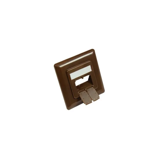 Good Connections Zentralstück 50x50mm+Rahmen 80x80mm braun — image 1