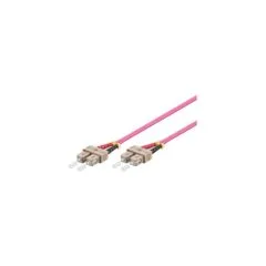GoodConnections Patchkabel LWL Duplex OM4 (Multimode. 50 125) SC SC. LSZH. austauschbare Polarität. 1m.