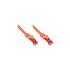 GoodConnections Patchkabel mit Rastnasenschutz. Cat. 6. S FTP. PiMF. PVC. 250MHz. orange. 1.5m.