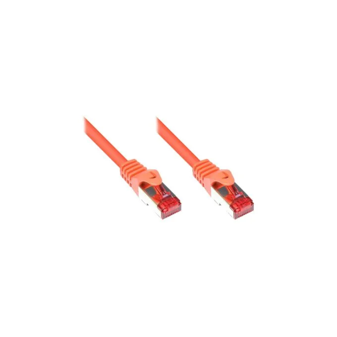 GoodConnections Patchkabel mit Rastnasenschutz. Cat. 6. S FTP. PiMF. PVC. 250MHz. orange. 1.5m. — image 1