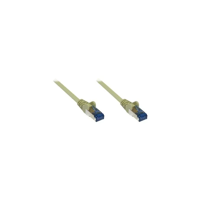 GoodConnections Patchkabel mit Rastnasenschutz. Cat. 6A. S FTP. PiMF. halogenfrei. 500MHz. grau. 5m. — image 1