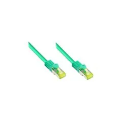 GoodConnections RJ45 Patchkabel mit Cat. 7 Rohkabel und Rastnasenschutz (), S FTP, PiMF, halogenfrei, 500MHz, OFC, gr...