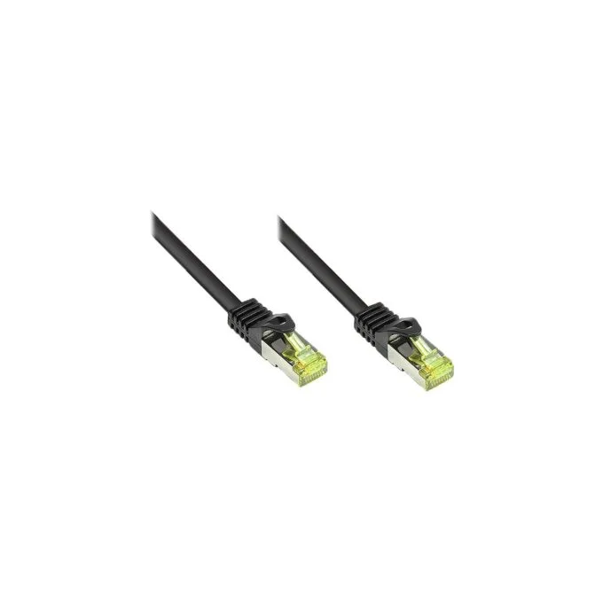 GoodConnections RJ45 Patchkabel mit Cat. 7 Rohkabel und Rastnasenschutz (). S FTP. PiMF. halogenfrei. 500MHz. OFC. sc... — image 1