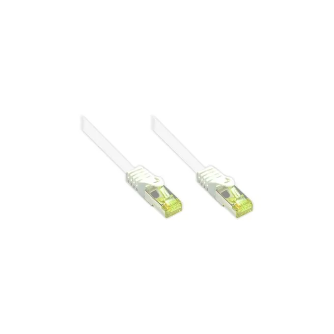 GoodConnections RJ45 Patchkabel mit Cat. 7 Rohkabel und Rastnasenschutz (). S FTP. PiMF. halogenfrei. 500MHz. OFC. we... — image 1