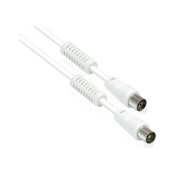 GoodConnections TV Antennenkabel. Koax Stecker an Koax Buchse (vernickelt). 2x Ferritkern. 2x geschirmt. Class A. 95 ... — image 1