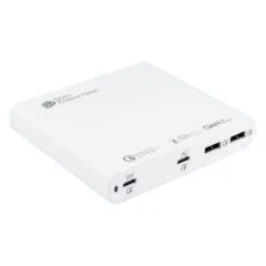 GoodConnections USB Desktop Schnellladestation 120W 4-Port 2xUSB-C 2xUSB-A QC4.0 Weiß