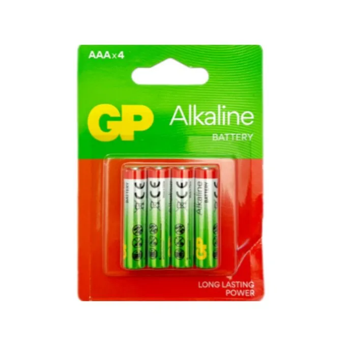 GP AAA Alkaline Batteries 4-Pack Blister — image 1