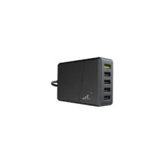 Green Cell Charger 52W 5-Port USB3.0 Schwarz