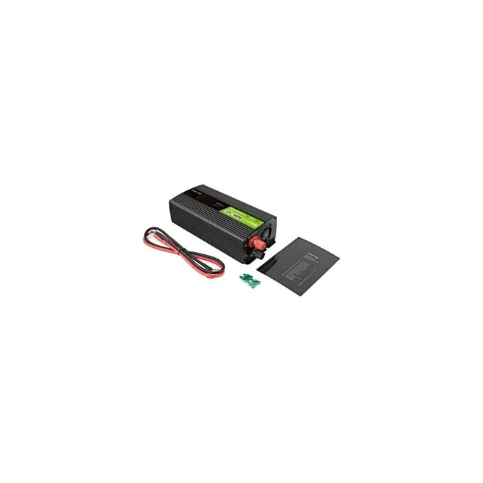 Green Cell KFZ Spannungswandler Power Inverter 12V to 230V 500W 1000W Display — image 4