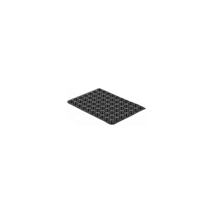 Gummifüße rund selbstklebend 8 x 3 mm 70 Stück schwarz — image 2