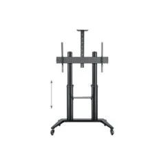 Hagor BrackIT Stand HD XXL - Wagen - für Flachbildschirm AV-Ausrüstung - Schwarz - Bildschirmgröße: 165-305 cm (65'-1...