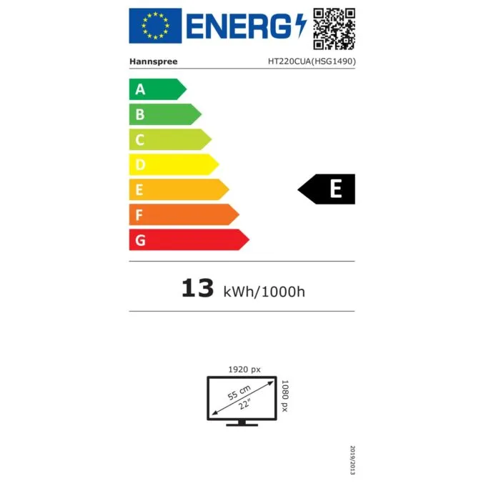 Hannspree 54.6cm (21.5') HT220CUA 16:9 M-TOUCH HDMI+DP — image 15