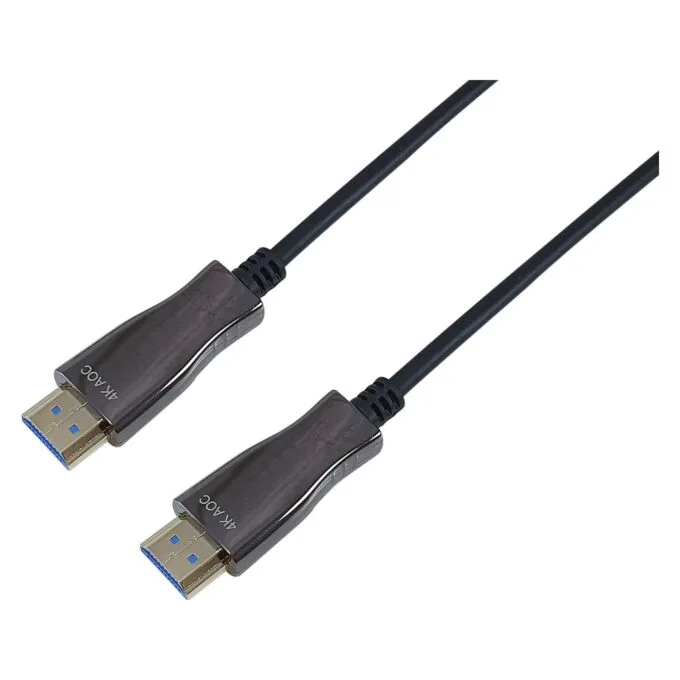 HDMI HS Ethernet 2.0 18Gb AOC 4K 60Hz 10.00m schwarz — image 2