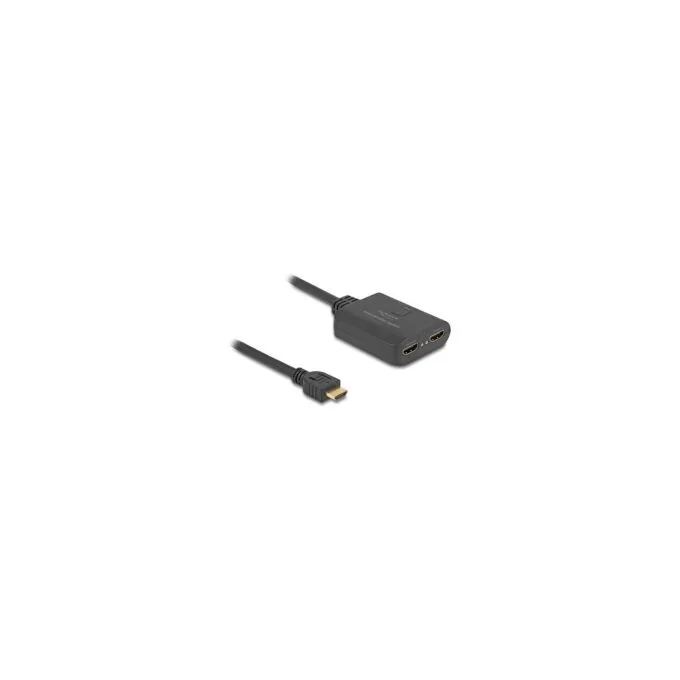 HDMI Splitter 1 x HDMI in zu 2 x HDMI out 4K 60 Hz mit Downscaler — image 1