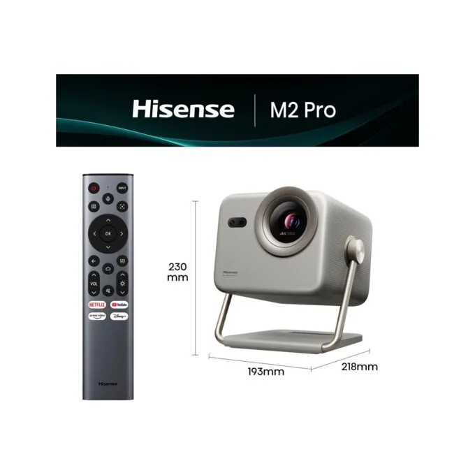 Hisense M2 PRO Trichroma Mini Laser Beamer 1.300 ANSI-Lumen — image 2