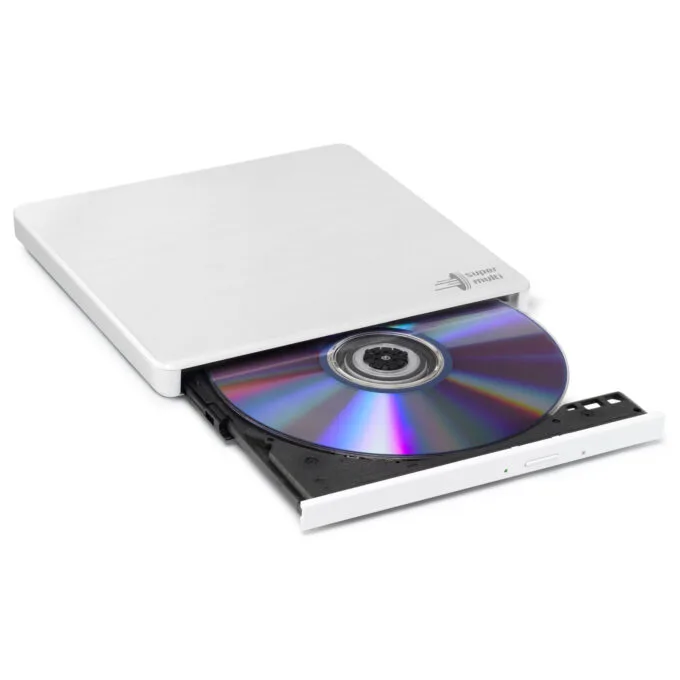 HLDS GP60NW60 DVD-Brenner ultra slim extern USB 2.0 weiss — image 3