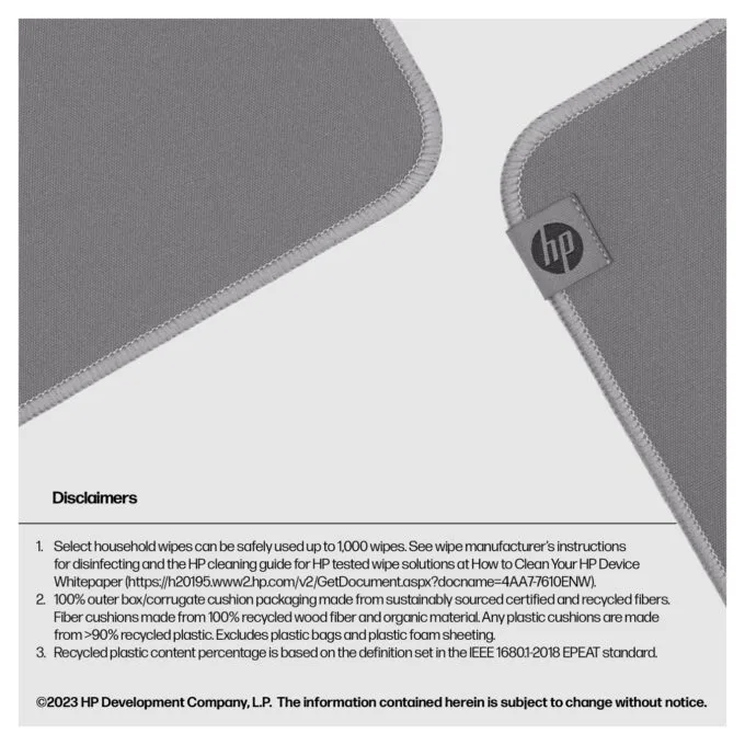 HP 100 Sanitizable Mouse Pad — image 5