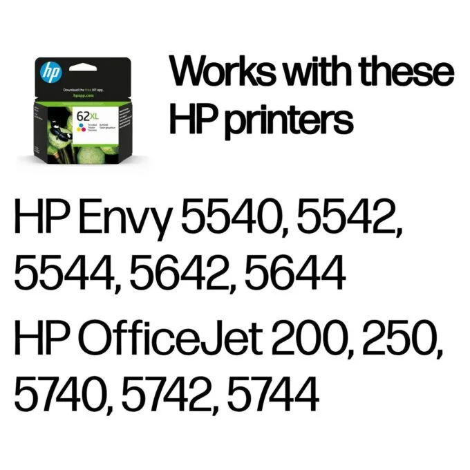 HP 62XL - 11.5 ml - Hohe Ergiebigkeit - Farbe — image 2