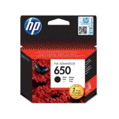 HP 650 Black Original Ink Advantage Cartridge – 360 Pages