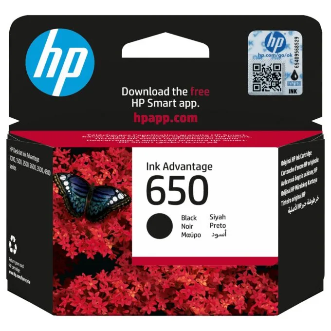 HP 650 schwarz CZ101AE BHK — image 1