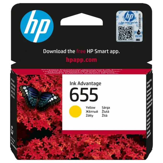 HP 655 - Gelb - original - Tintenpatrone - fr Deskjet Ink Advantage 3525, Ink Advantage 46XX, Ink Advantage 5525, Ink... — image 1