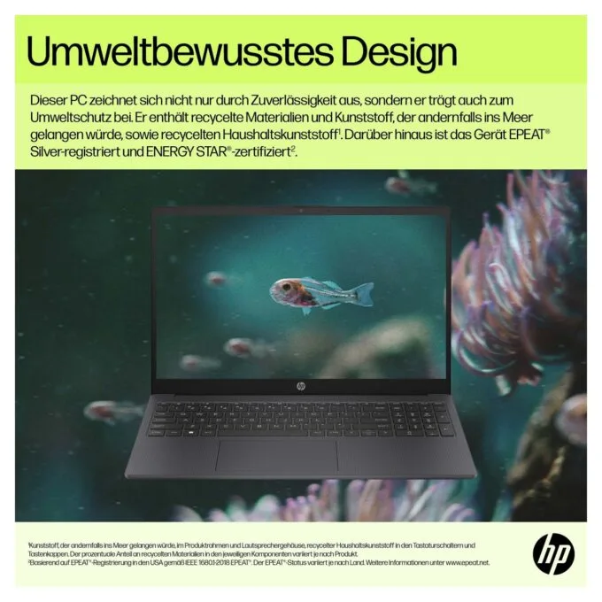 HP Laptop 15-fc0673ng i7 1355U 16GB 1TBSSD W11 Home Silver — image 5