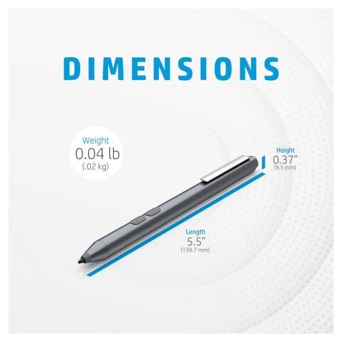 HP MPP 1.51 Pen (3V2X4AA) Stylus srebrny — image 4