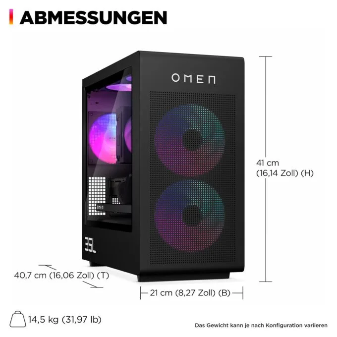HP OMEN 35L GT16-0065ng AMD RyzenTM 7 8700F Gaming PC — image 5