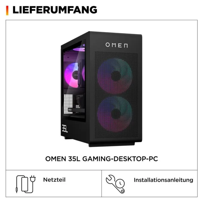 HP OMEN 35L GT16-1072ng AMD RyzenTM 7 9800X3D Gaming PC — image 3