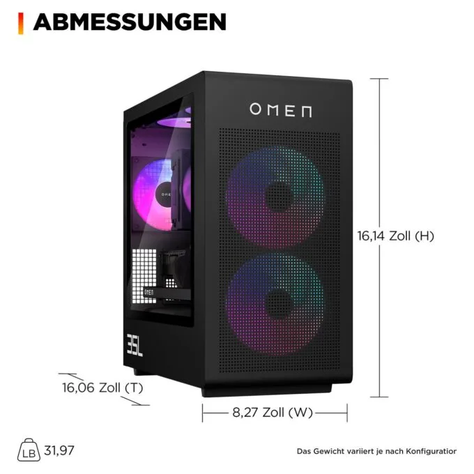 HP OMEN 35L GT16-1072ng AMD RyzenTM 7 9800X3D Gaming PC — image 4