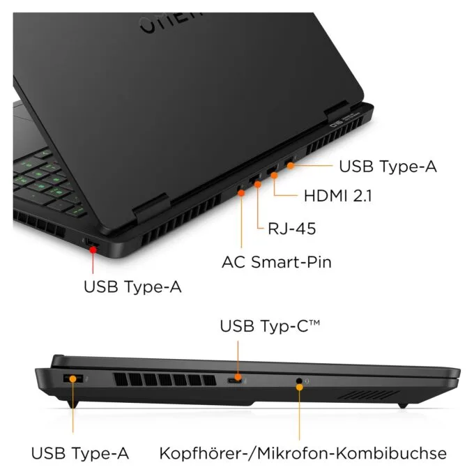 HP OMEN Gaming Laptop 16-am0495ng 16' WQXGA IPS i9-14900HX 32GB 1TB RTX 5070 Win11 — image 4