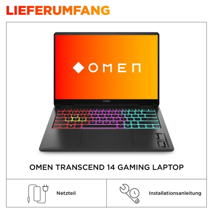 HP OMEN Transcend 14-fb1075ng Gaming Notebook 35.6 cm — image 8
