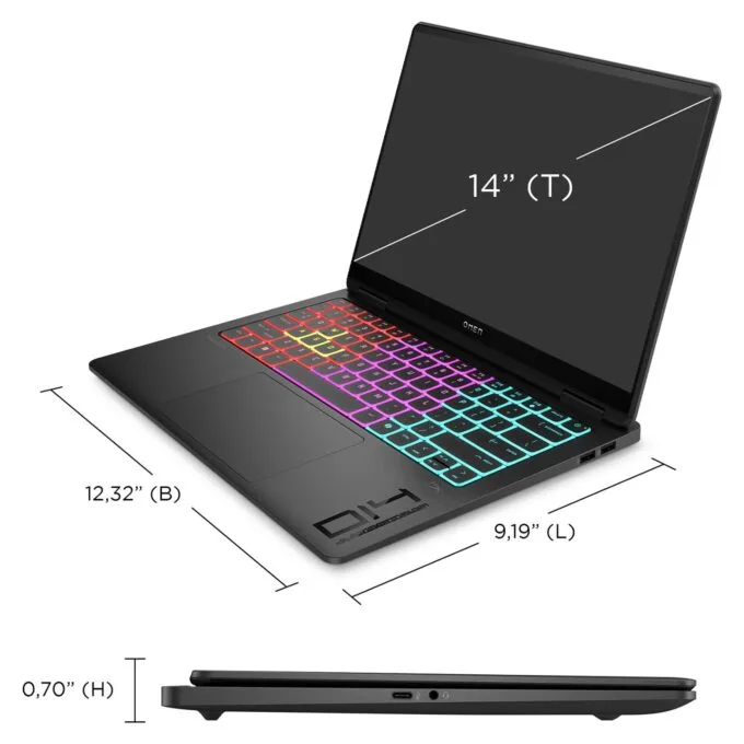 HP OMEN Transcend 14-fb1075ng Gaming Notebook 35.6 cm — image 9