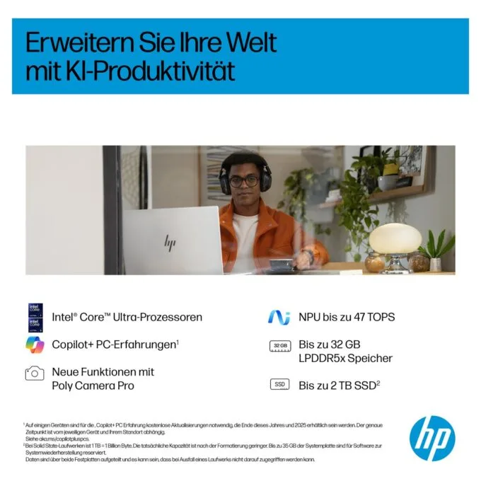 HP OmniBook 7 17-dc0177ng CU7 258V 32GB 1TBSSD RTX4050 W11 Pro Touch — image 4