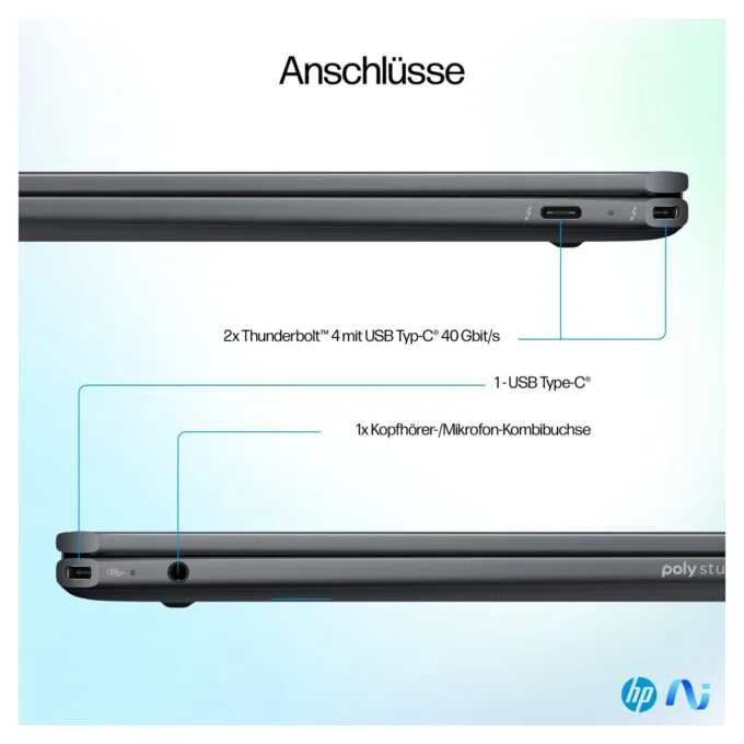 HP OmniBook Ultra Flip 14-fh0170ng CU7 256V 16GB 512SSD W11 Home Touch — image 5