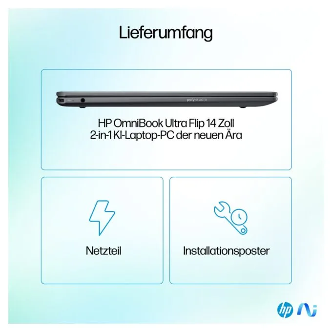HP OmniBook Ultra Flip 14-fh0175ng CU7 258V 32GB 1TBSSD W11 Home Touch — image 5