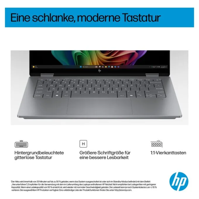 HP OmniBook X Flip 14-fk0154ng RYZ AI 5 340 16GB 512SSD W11 Home Touch — image 12