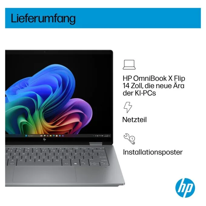 HP OmniBook X Flip 14-fk0154ng RYZ AI 5 340 16GB 512SSD W11 Home Touch — image 7
