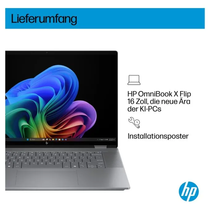 HP OmniBook X Flip 16-ar0154ng RYZ AI 5 340 16GB 512SSD W11 Home — image 6