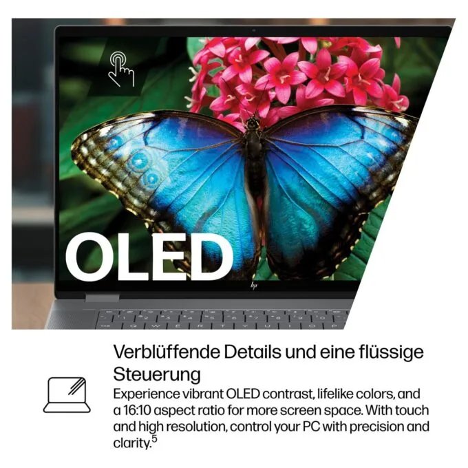 HP OmniBook X Flip 16-ar0173ng RYZ AI 7 350 16GB 512SSD W11 Home Touch — image 16